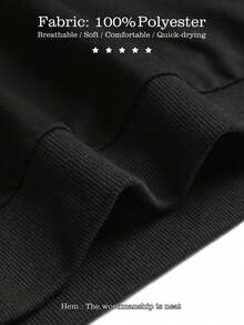 ملابس علوية رجالية بياقة طاقم مضيئة ليلًا مخصصة ومطبوعة، تتوفر بسبعة خيارات لون واثني عشر خيارًا للنمط. تمتص الضوء وتنبعث منها في الظلام، بأكمام طويلة - الأسود - مشاهدة 6