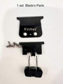 Kemei 科美牌KM-2293原装刀片替换2293原装刀片电推剪头0mm T型刀片 理发器刀头原装部件适用于KM-2293配件