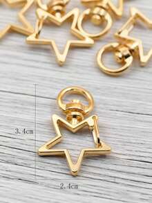 10 sztuk modne metalowe zapięcie na klamrę brelok zapięcie z pazurem homara z okrągłym otwarciem i pierścienie skokowe DIY biżuteria akcesoria