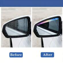 7-Color Rearview Mirror Rain Shield With High Transparency And TPU Rain Protection | Non-Destructive Installation And One-Second Lamination | Waterproof/Anti-Fog/Anti-Glare | Universal Car Modification Parts For All Seasons