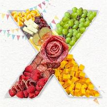 1pc 0-9 Numeric Shaped Reusable Dessert Display Plate, 26 Alphabet A-Z Shaped Tray, Suitable For Filling With Sweets, Cakes, Chocolates, Fruits, Ideal For Graduation Ceremony, Birthday Party, Bachelor Party, Wedding Anniversary, Various Holiday Table Decor