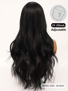 clouder Black Highlight Purple Extra Long Curly Wig 30 Inch Cosplay Wig Halloween Christmas Wig Elegant Soft Matte Hair Loose Curls Casual Outing Street Punk Wig Rock Wig Fluffy Natural Cool Girl Synthetic Heat-Resistant Fiber Wig Suitable For Women Daily Party Wig Music Festival Wig Avant-Garde College Style Wig Modern Fashion Gothic Wig - 挑染紫色 - 查看 3
