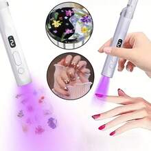 OBOVAY Random Style Professional Electric Nail Drill Polishing Machine, Dead Skin Removal, Art Sanding File Pen, Nails Polisher Grinder, Manicure Tools With A UV Lamp