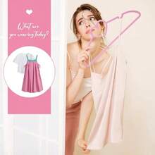 10 piezas de perchas con forma de corazón antideslizantes, estantes de secado multifuncionales