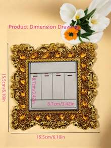 1pc Acrylic Gemstone & Rhinestone Switch Sticker, Light Switch Protective Cover, For Wall Decor, Sticker, Wall Decal, Vinyl Decal, Home Decor, Spring Decor, Refresh Your Home, Rama Decor Sticker Gift, Birthday Graduation - Multicolor - View 13