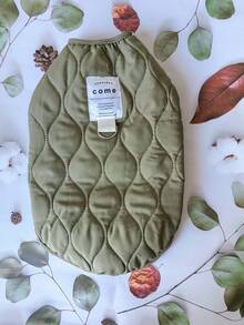 1 件温暖羊毛狗背心 - 寒冷天气宠物夹克，小型犬、幼犬和猫、幼猫户外保暖服装，厚垫宠物服装，秋冬宠物用品