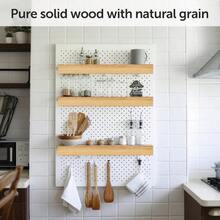 MX    3 Pcs 30 X 12 Inch Wooden Wire Rack Covers For Removable Closet Decoration Shelf Covers With Wood Grain Stickers For Pantry Bathroom Kitchen Shelving Upgrade Wood Color - 30x12英寸 - 查看 8