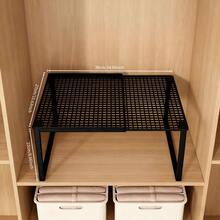 多层分隔式储物柜，适用于婴儿服装、衣柜、鞋柜，内部可扩展储物架，带隔断整理架 - 黑色 - 查看 9