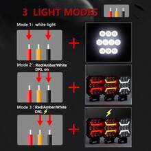1 个 AURUM BEAM 30W 八角形 4 英寸 LED 工作灯，越野辅助灯，带独特的日间行车灯，适用于卡车、轿车、SUV、拖拉机、叉车和货车