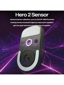 Logitech PRO X SUPERLIGHT 2 SE Wireless Gaming Mouse Sensor Provides Excellent Precision And Long-Lasting Comfortable Gaming Experience (White)