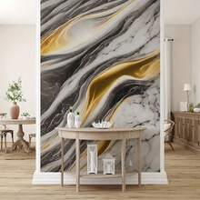 1 Roll Glossy Black Gold Marble Pattern Waterproof Oil-Proof Kitchen Sticker, Self-Adhesive Drawer Liner, Countertop Protector, Furniture Renovation Decal, Marble Wallpaper Wall Paper Wall Stickers Wall Decor Room Decor Wallpaper Stickers Wall Bedroom Decor Kitchen Decor Home Decor
