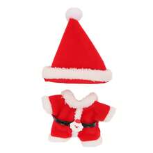 Neue Weihnachtskostüm-Accessoires, Puppen dekorieren, für Labubu, Weihnachtsferien-Dekoration, Feiertagsgeburtstaggeschenk (Puppe nicht enthalten)