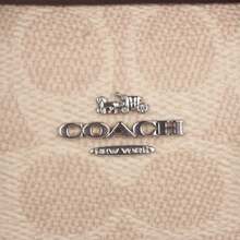 COACH 女士波士頓包枕頭包女包肩包斜挎包手提包沙黃色拼色生日禮物送女友送媽媽聖誕禮物生日禮物