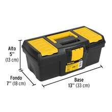 Pretul CHP-13CP 13' Tool Box With Compartments - Black - View 3