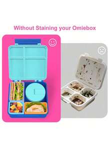 1个3.5盎司/7盎司防漏硅胶食品储物盒 - 方形硅胶零食/调味品/酱料杯，可重复使用午餐盒，适用于洗碗机/微波炉/冰箱，防漏便当盒，返校季必备 - 彩色 - 查看 10