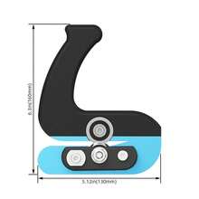 Double Edge Trimmer Portable Edge Wood Head Tail Cut For Carpenters Remove Burrs Rough Edges Woodworking Hand Tools - 藍色 - 查看 2