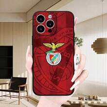 Simple Benfica Football Club Official Phone Wallpaper Print All-Black Phone Case For Phone17 Pro MAX/11/12/13/14/15/15 Pro/15 Plus/15 Pro Max/X/XS Max/XR/11 Pro/12 Pro/13 Pro/14  Pro/12 Mini/13 Mini/11 Pro Max/12 Pro Max/13 Pro Max/14 Pro Max/14 Plus/6/6s/6 Plus/7/8/16 Pro/16 Plus/16 Pro Max Galaxy A54/A14/A12/A13/A15/A32/A33/A24/A52S/S20/S21/S22/S23/S24/S23 Plus/S24 Ultra/S25/A15/A33/A23 Android Phone Case, Essential For Daily Commuting, MagSafe Support, Less Yellowing, Halloween Gift, Virgin Mary Day Sticker, Independence Day Gift, Christmas Wallpaper, Valentine's Day Gift, Birthday Gift For Friends And Family - 黑色 - 查看 7