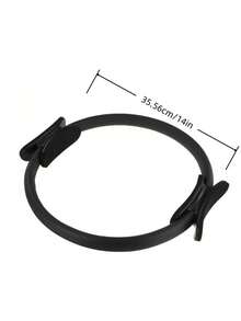 1pc Multi-Functional Pilates Ring, Yoga Assist Magic Circle, With Comfortable Foam Handles, For Thigh, Yoga, Fitness, Calf, Back, Waist And Hand Exercises