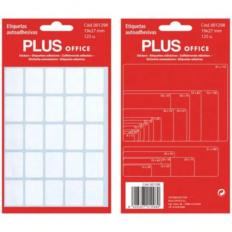 campus Sticky Notes - 19mmx27mm 125 Labels 5 Sheets - View 1