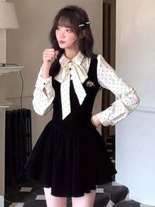 Women Midi Dresses - màu đen - Xem 1