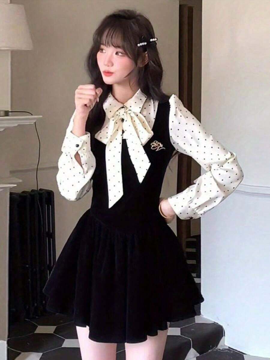 Women Midi Dresses - màu đen - Xem 1