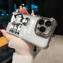 Cool B-Blue L-Lock Anime Flat Phone Case For IPhone 16e 16 15 14 13 12 11 Pro Max X XR XSMax 7 8 6 Plus Anti-Fall Airbag - DDW-249hkx340a3 - Xem 5