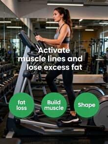 USB Rechargeable Abdominal Muscle Trainer, Portable Abdominal Massage Device, Electronic Training Belt, Fitness Equipment - Black - View 2