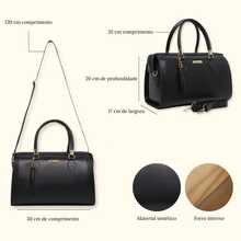 Women's Crossbody Shoulder Bag 8130 Colors Modern Soft Luxury Walking Schiareli - 黑色 - 查看 2