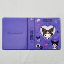 Anime Sanrios Hello Kitty Photo Album Kawaii Sanrio Cinnamorol Melody Kurome 3-Inch Storage Photo Album Cute Card Holder Mini Truck Accessories Cards Collect Toys