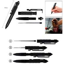 قلم تكتيكي، قلم للدفاع عن النفس للخارج، أداة للهروب من السيارة في حالات الطوارئ، قلم معدني للدفاع عن النفس، لوازم خارجية أخرى