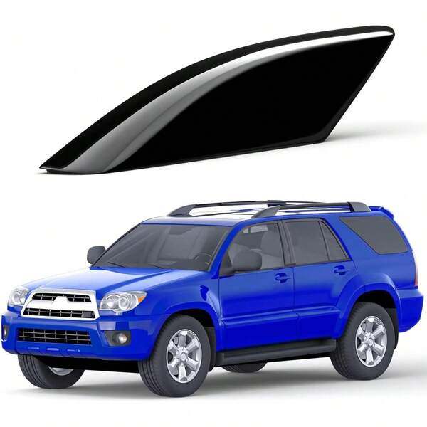 Car Roof Rack End Caps Fit For  4Runner 4WD N210 2003 2004 2005 2006 2007 2008 2009 Roof Rack Accessories Roof Rail End Cover Roof Luggage Rail Rack Protection Cover Shell Trim 1 Pc Black