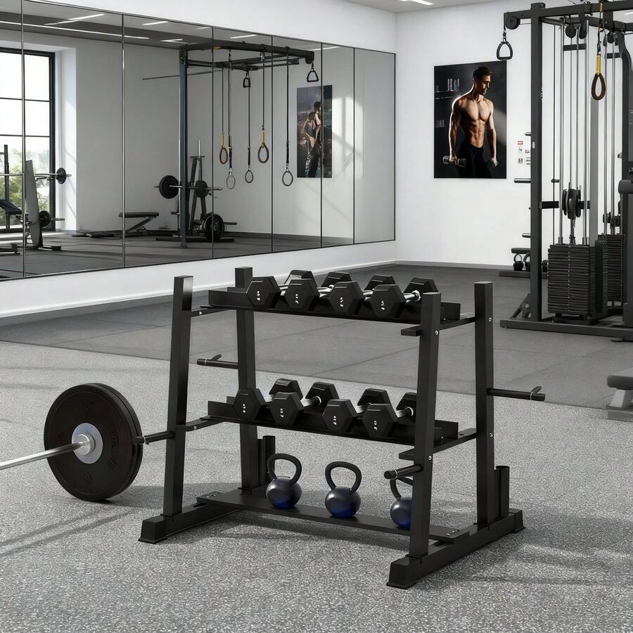 Strength Training Dumbbell Rack - Default - View 1