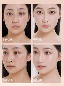 1pc Moisturizing Waterproof Long-Lasting Non-Smudge Natural Dewy Finish Twist-Up Foundation Stick With Brush Applicator, Creates Flawless Complexion