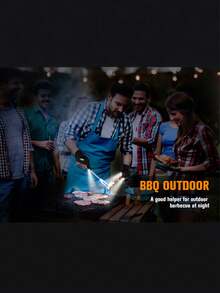 1 Pair Of LED Flashlight Gloves - Perfect For Car Maintenance, Night Fishing, Running, Camping, And Hiking! (Excluding Battery)