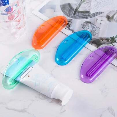 2 Pcs Multi-Color Squeezer - Easily Squeeze Out Toothpaste, Facial Cleanser, Etc!Multi-Functional Waste-Reducing Bathroom Accessories