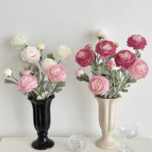 1PC/4PCS Artificial Austin Rose Bundle Simulation Peony Long Stem Artificial Flower Suitable For Home Vase Office Wedding Engagement Flower Arrangement Anniversary Date Mother's Day Birthday Gift Gifts Graduation - 3 Peonies - View 4
