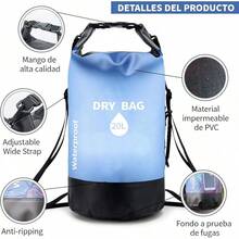 Nautical Waterproof Bag - Blue - View 12