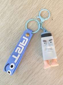 1pc Y2K Italian Brainrot Weird Creature Keychain, Abstract Animal Pendant, Novelty For Students, Bag Accessory Halloween Accessories Teachers Day Christmas Gift Ideas Bag Accessories Lanyards With Id Holder Car Accessories Bag Charms