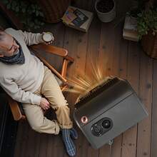 Propane Heater, 6000 To 18000 BTU Propane Cabinet Heater With 3 Modes Temp Settings & Tip-Over Protection, Garage Radiator Heat Up To 450 Sq.Ft, For Camping,Garage, Patio,Indoor/Outdoor - Cabinet Type 14-18K - View 9