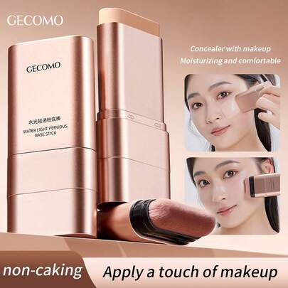 1 que kem nền dạng xoắn dưỡng ẩm, chống nước, lâu trôi, không bị nhòe, tự nhiên, có cọ thoa, tạo lớp nền hoàn hảo