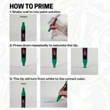 Marcador acrílico de combinación blanco y negro UNI para carteles POP, grafitis/anuncios, suministros de arte PC-1M, 3M, 5M