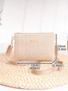 Mini Woven Shoulder Crossbody Bag