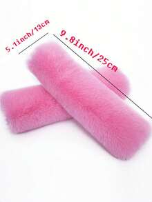 2 pièces Housses de ceinture de de voiture, Épaulettes de ceinture de en peluche douce, Housses de protection universelles pour ceinture de