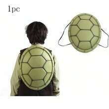 1/3/5pcs Turtle Shell Costume Adult Toy, EVA Turtle Shell Backpack Cosplay Props Toy For Christmas, Halloween - Green - View 9