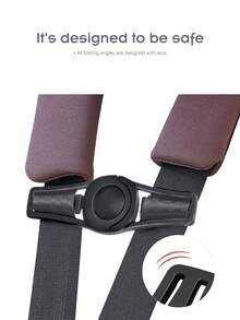 1pc Black Baby Car Seat Belt Clip Buckle, Easy Installation, Holds Shoulder Straps Tight, Universal Size Baby Car Seat Chest Clip, Locks Seat Straps Firm Car Seat Clip, Essential For Car Accessories, All-Season Use