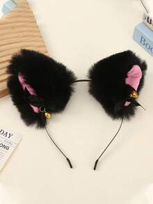 1/3 Bộ trang phục mèo đen gợi cảm cho nữ, bao gồm băng đô tai mèo, đuôi, găng tay, vòng cổ, phù hợp cho phụ nữ, phụ kiện trang phục Halloween cho bé gái trưởng thành - màu đen - Xem 8