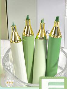 4pcs In Set Colin 669 Fruit-Colored Mist Large-Capacity Lipstick, Student Key Point Marking Soft Tip DIY Painting Highlighter