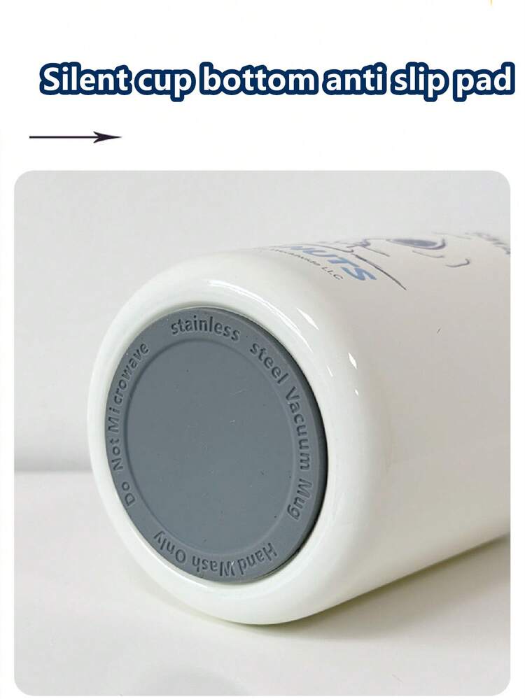 SNOOPY 1 件史努比 380ML 保温杯、牛奶瓶、早餐杯、户外运动水瓶、便携可爱杯、不锈钢车载杯，男女通用 - 彩色 - 查看 7