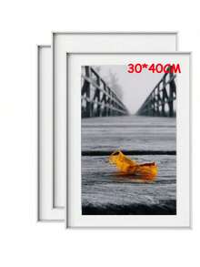 Modern tunn fotoram i aluminium 30x40cm A4 40x60cm, ramlös metallram med smal kant, tunn, rostbeständig metallram för affischer, canvas och certifikat, modernt hem, bröllopsfotodisplay, väggkonst i studio, företagsprisram, kontorsgalleridekor (guld/silver/roséguld/svart) - Multifärgad - Visa 26