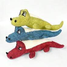 Brinquedo de Cachorro de Pelúcia com Crocodilo de Desenho Animado Fofo ...